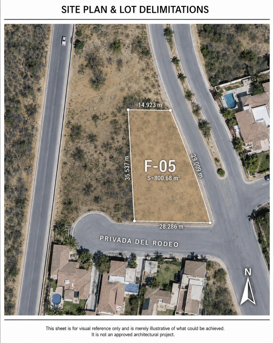 F-5 Paseo San Jorge/ Priv. Rodeo, Lote F-5 Rancho Paraíso, Cabo Corridor — photo 1 of 5